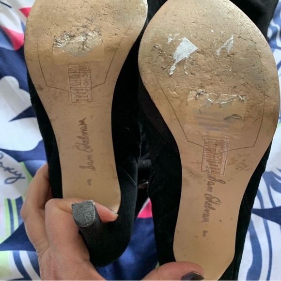 Sam Edelman over the knee black woman’s boots size 8 - Picture 5 of 6